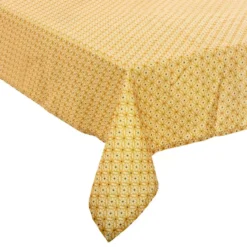 Tovaglia rettangolare antimacchia (L240 cm) Paty Giallo ocra