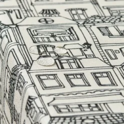 Tovaglia rettangolare cotone antimacchia (150 x 350 cm) Home Grigia