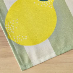 Tovaglia rettangolare cotone antimacchia (150 x 350 cm) Antibes Verde