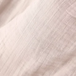 Tovaglia rettangolare garza di cotone (L250 cm) Gaïa Rosa cipria