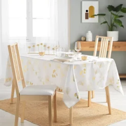 Tovaglia rettangolare (L240 cm) Bloomy Bianco