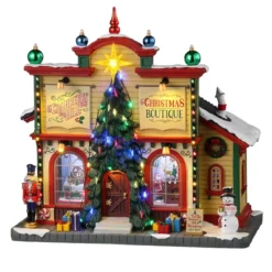 Villagio di Natale Lemax luminoso a pile Boutique de Cranberry Hill